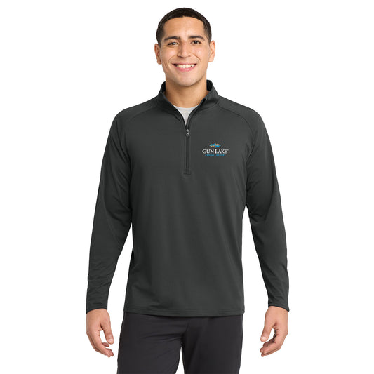 Men's Sport-Tek Sport-Wick Stretch 1/4-Zip Pullover