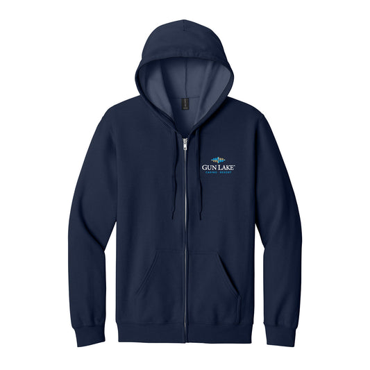 Unisex Gildan Softstyle Midweight Fleece Full-Zip Hooded Sweatshirt