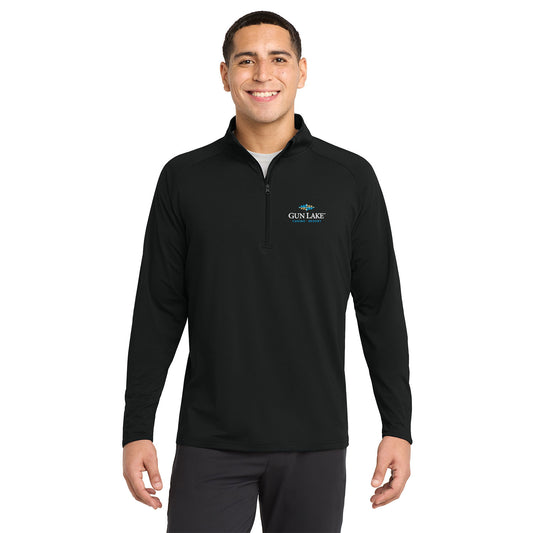 Men's Sport-Tek Sport-Wick Stretch 1/4-Zip Pullover